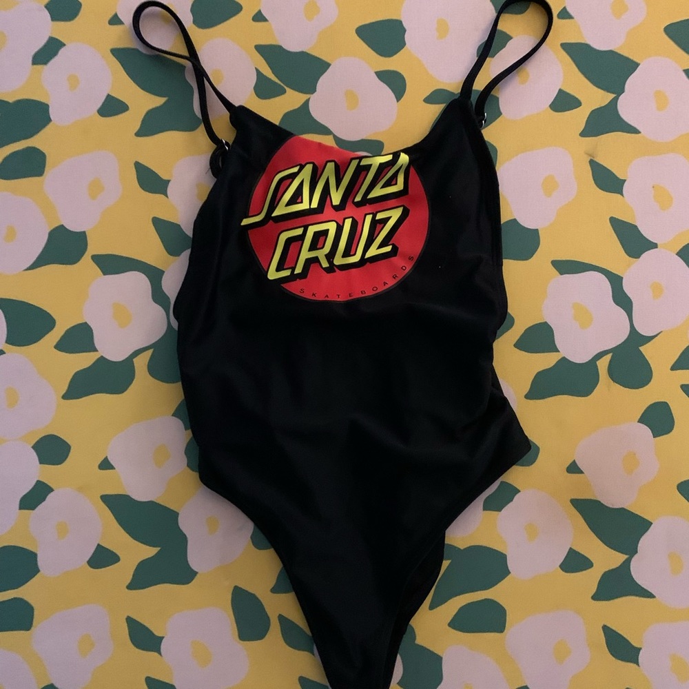 Santa Cruz, one-piece bathing suit, small.